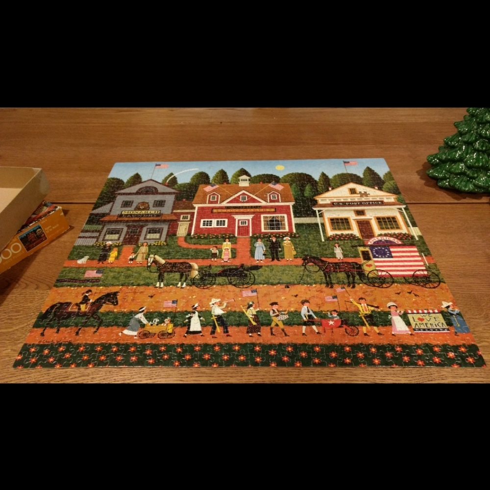 Charles Wysocki July 4th Parade Puzzle
